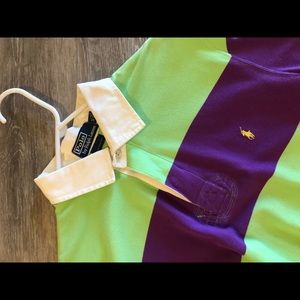 Polo mens ralph lauren med green purple